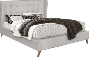 Halmar Łóżko tapicerowane ESTELLA 160x200 beżowe HALMAR 2