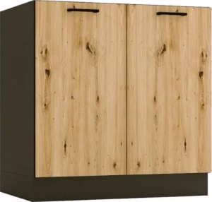 Stolkar Zestaw mebli kuchennych ANIKA 2,0x2,6 grafitowy/dąb artisan STOLKAR 11