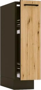 Stolkar Zestaw mebli kuchennych ANIKA 2,0x2,6 grafitowy/dąb artisan STOLKAR 13