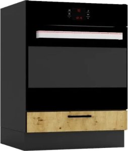 Stolkar Zestaw mebli kuchennych ANIKA 2,0x2,6 grafitowy/dąb artisan STOLKAR 5