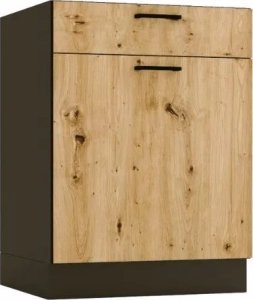 Stolkar Zestaw mebli kuchennych ANIKA 2,0x2,6 grafitowy/dąb artisan STOLKAR 7