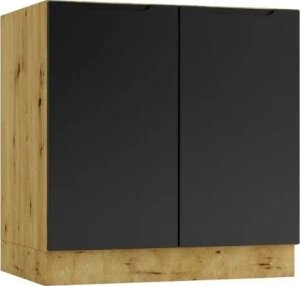 Stolkar Zestaw mebli kuchennych ISABEL dł. 2m czarny mat/dąb artisan STOLKAR 3