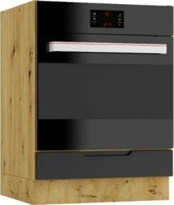 Stolkar Zestaw mebli kuchennych ISABEL dł. 2m czarny mat/dąb artisan STOLKAR 7