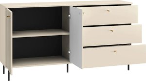 ML Meble Komoda ELLEN 2D3S kaszmir ML MEBLE 2