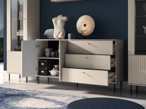 ML Meble Komoda ELLEN 2D3S kaszmir ML MEBLE 5