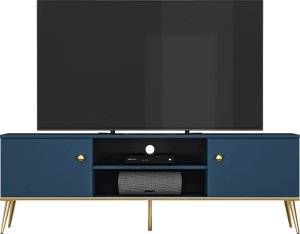 ML Meble Szafka RTV BLU 160 granatowa ML MEBLE 3