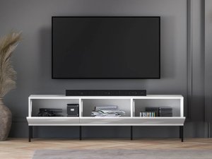 ML Meble Szafka RTV KLARA 170 biały mat ML MEBLE 10