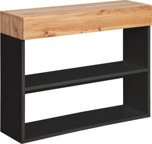 ASM Meble Szafka na buty wisząca EASY 2 czarna/dąb wotan  ASM Meble 1