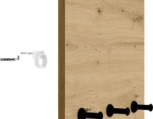 ML Meble Wieszak do przedpokoju NIKOLA 35 dąb artisan ML MEBLE 5