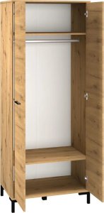 ML Meble Szafa NIKOLA 2D dąb artisan (ML-1NEVI17-001) 2