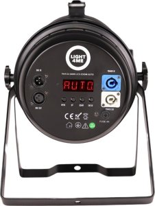 LIGHT4ME LIGHT4ME PAR 64 200W LED ZOOM AUTO reflektor sceniczny oświetlenie teatralne ciepła biel 5