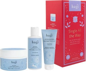 Hagi Jingle All The Way zestaw żel do mycia ciała 150ml + balsam do ciała 75ml + peeling do ciała 200ml 1