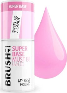 Wet n Wild BrushUp! Super Base baza hybrydowa do paznokci Sweet As A Candy 5g 1