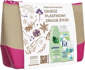 Fa Zestaw 7 Herbs Freshness szampon do włosów 400ml + Aloe Vera Yoghurt żel pod prysznic 250ml + Fresh Dry antyperspirant w kulce 50ml 1