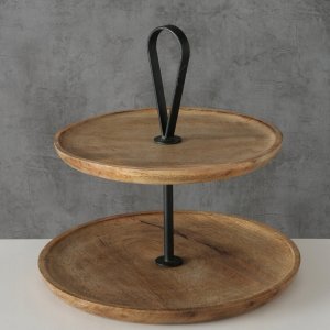 Boltze Patera dekoracyjna z drewna mango, KABIR 2