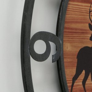 Boltze Zegar ścienny z zimowym motywem, LUDWIG, Ø 70 cm 2