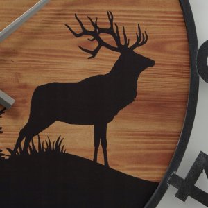 Boltze Zegar ścienny z zimowym motywem, LUDWIG, Ø 70 cm 5