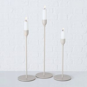 Boltze Metalowe świeczniki na świece obiadowe, MALTE 2