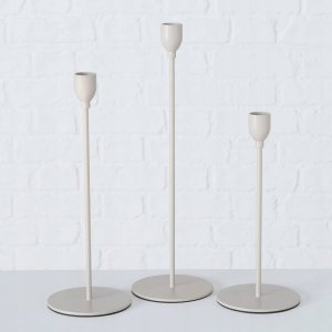 Boltze Metalowe świeczniki na świece obiadowe, MALTE 3