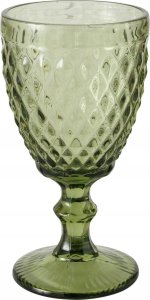 Boltze Kielich ze zdobieniem, zielony, AURORA, 300 ml 1