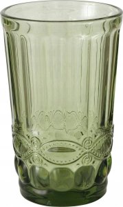 Boltze Ozdobna szklanka z zielonego szkła, AURORA, 300 ml 1