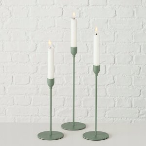 Boltze Metalowe świeczniki na świece obiadowe, MALTE 3