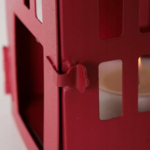 Boltze Lampion metalowy w kształcie domu, ALAMO, 14 i 25 cm 4