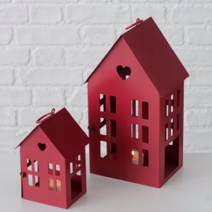 Boltze Lampion metalowy w kształcie domu, ALAMO, 14 i 25 cm 5