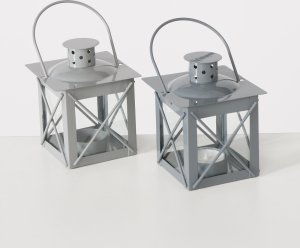 Boltze Lampion na podgrzewacz, metalowy uchwyt, FAROL 4