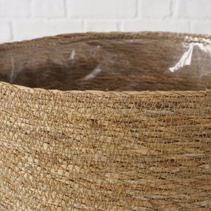 Boltze Komplet trzech osłonek na doniczkę, trawa morska, SOPHY 3