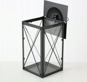 Boltze Metalowy lampion na świecę, szklane szyby, FAROL, 30 cm 4