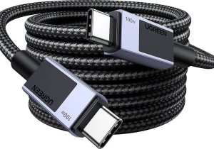Kabel USB Ugreen USB-C - USB-C 0.5 m Szary (UGR5581) 3