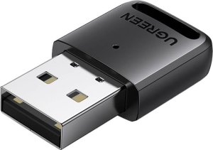 Adapter bluetooth Ugreen CM591, LED, zasięg 20m, czarny (UGR5590) 2