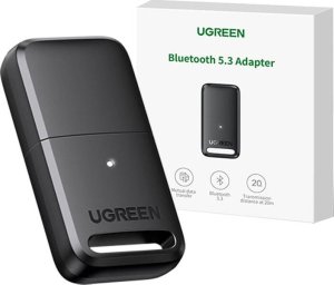 Adapter bluetooth Ugreen CM591, LED, zasięg 20m, czarny (UGR5590) 4
