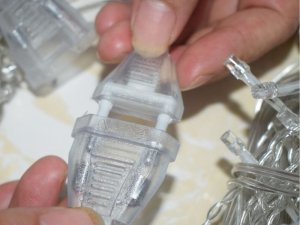 Verk Kabel przedłużka lampki choinkowej przedłużacz długi przezroczysty 5m Kabel przedłużka lampki choinkowej przedłużacz długi przezroczysty 5m 4