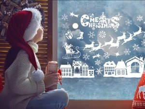 xxxxxxxxxxxxxxxx Verk Group (Verk) Naklejki świąteczne na okno szybę święta mikołaj Naklejki świąteczne na okno szybę święta mikołaj 7