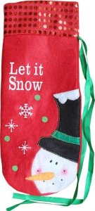 xxxxxxxxxxxxxxxx Verk Group (Verk) Pokrowiec świąteczny ubranko na butelkę bałwan na boże narodzenie dekoracja Pokrowiec świąteczny ubranko na butelkę bałwan na boże narodzenie dekoracja 4