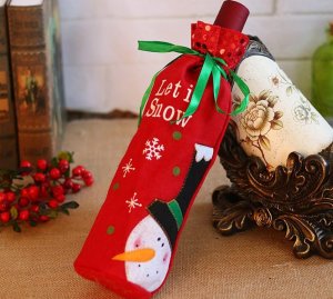 xxxxxxxxxxxxxxxx Verk Group (Verk) Pokrowiec świąteczny ubranko na butelkę bałwan na boże narodzenie dekoracja Pokrowiec świąteczny ubranko na butelkę bałwan na boże narodzenie dekoracja 10