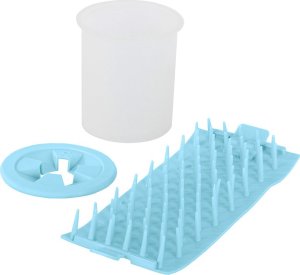 Verk Czyścik do mycia łap dla psa kota kubek silikonowy włoski silikonowe s łapa Czyścik do mycia łap dla psa kota kubek silikonowy włoski silikonowe s łapa 4