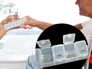 Verk Pojemnik na leki tygodniowy lekarstwa kasetka organizer na suplementy 7 dni Pojemnik na leki tygodniowy lekarstwa kasetka organizer na suplementy 7 dni 2