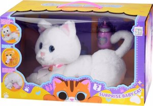 Jokomisiada Kotek interaktywny kot miauczy mruczy nagrywa melodie + kociaki ZA4694 BI 7