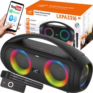 Głośnik LTC Głośnik Bluetooth Boombox z mikrofonem + pilot 7