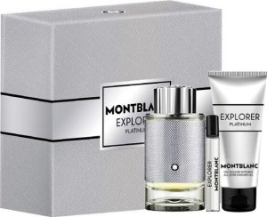 Mont Blanc SET MONT BLANC Explorer Platinium EDP spray 100ml + MINIATURA EDP 7,5ml + SHOWER GEL 100ml 2
