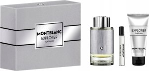 Mont Blanc SET MONT BLANC Explorer Platinium EDP spray 100ml + MINIATURA EDP 7,5ml + SHOWER GEL 100ml 3