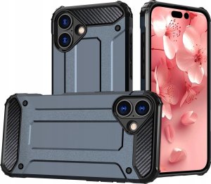 Hurtel Etui Hybrid Armor pancerne na iPhone 16 - niebieskie 1