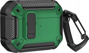 Hurtel Armour Airpods Case with hook - AirPods 4 green 1