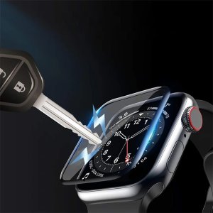 Wozinsky Szkło hartowane Wozinsky Full Glue z czarną ramką do Apple Watch Series 10 46mm (2 szt.) 3