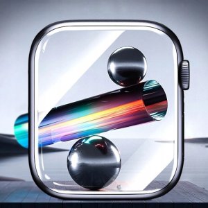 Wozinsky Szkło hartowane Wozinsky Full Glue z czarną ramką do Apple Watch Series 10 46mm (2 szt.) 7