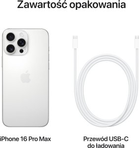 Smartfon Apple iPhone 16 Pro Max 5G 8/512GB Biały  (MYX13ZD/A) 9