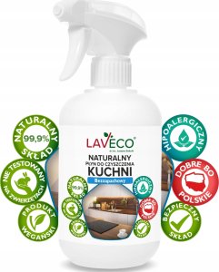 LAVECO Naturalny płyn do czyszczenia kuchni - 0,5 l bezzapachowy 2